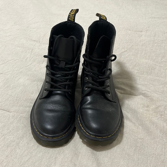 Dr. Marten 1460 Smooth Leather Lace Up Boots - Picture 2 of 4